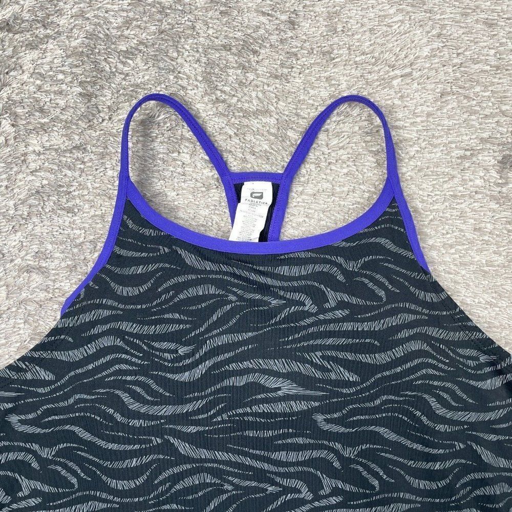 Fabletics Norwalk Tank Purple Zebra NEW - Picture 5 of 10